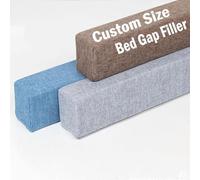 Mozzeilee Custom Size Mattress Gap Filler Wedge, Space Filler Between Bed and Headboard with Linen Cover, Bed Gap Bridge Extender Stuffer for Double Queen King Size