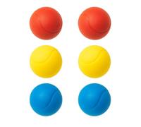 Mozzers Soft Ball Bundle - 2 Packs of 3 Hot Shots 70mm Colourful Foam Balls (6 Balls Total) | Soft Tennis Ball Toy for Kids | Safe Indoor & Outdoor Play | Garden, Park, Beach | Age 3+