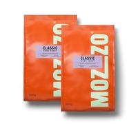 Mozzo Classic Espresso Coffee Beans | Dark Roast 80% Arabica, 20% Robusta Whole Beans | 2 x 500g Bags | Rich, Smooth Flavour | Suitable for Espresso Coffee Machines & Moka Pots | Roasted in the UK