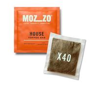 Mozzo Coffee Bags 40 Pack | Medium Roast Brew-in-Cup Ground Coffee | 100% Arabica Blend | Individually Wrapped