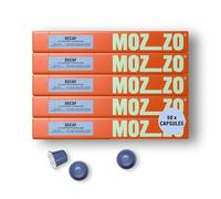 Mozzo Coffee Decaf Coffee Pods | Dark Roast | Original Compatible | Barista Quality | Pack of 50 | Rich Flavour Without Caffeine | Freshly Roasted in the UK