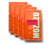 Mozzo Coffee Festive Spirit Filter Ground Coffee | Light Roast | 100% Arabica Blend | 1kg Pack (4 x 250g Bags) | Bright & Syrupy with Moderate Body | Freshly Roasted in the UK