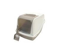 MP Bergamo Ariel Front Opening Cat Toilet - Front Opening - Mocha