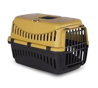 MP Bergamo - Transport Basket Gipsy 50 Plastic Door for Cats, 5 kg, Colour: ECO HONEY
