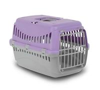 MP Bergamo - Transport Basket Gipsy 50 Plastic Door for Cats, 5 kg, Lilac