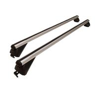 MP Essentials 1.35m Roof Bars to fit Q3 (8U) 2011-2018 Aluminium Locking Bars for Cars with Flush Solid Running Rails