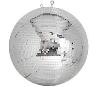 MP Essentials Large Mirror Disco Ball 20" (500mm) | Silver Glitter Ball | Hanging Disco Light | Kids Parties & Gatherings | Lightweight Mirror Decoration | Weddings, Ballroom Dancing, Bars