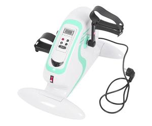 MP Essentials Motorised Electric Mini Exercise Bike | Foot Pedal Stationary Exerciser, Under Desk Bike, Floor Exercise Bike Home Workout Equipment with 12 Speed Levels