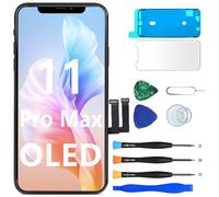 MP+ for iPhone 11 Pro Max Screen Replacement [OLED],[Full HD] [COF] 3D Touch Retina Display Digitizer Screen Assembly with Repair Tools Kit and Waterproof Adhesive