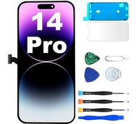 MP+ for iPhone 14 Pro Screen Replacement, [FHD] [COF] [3D Touch] Retina Display Digitizer Screen Assembly with Repair Tools Kit and Waterproof Adhesive