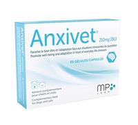 MP Labo Anxivet - Promotes Well-being and Adaptation to Stressful Daily Situations for Dogs and Cats (250 mg 28 IU 30 Capsules)