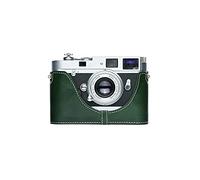 MP&M6 Case, BolinUS Handmade Genuine Real Leather Half Camera Case Bag Cover for Leica MP/M6/M4/M3/M2/M1/MDa (with Fast Film Processor) Film Camera (Green)