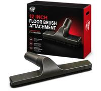 MP Maresh Products Genuine Deluxe Brush Attachment - Horse Hair Brush, Wet Dry Vacuum Cleaner, Central Vacuum System Parts & Accessories, Dust Floor, 32mm Standard Size - Black (12 Inch)