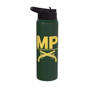 MP Military Police Corps US Army Stainless Steel Insulated Water Bottle