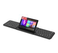 MP Mobile Pixels Tetra Keyboard with 8" Touchscreen, Wireless Ergonomic Modular Keyboard, Bluetooth Connectivity, USB-C Charging, Portable for Windows/Mac