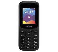 MP myPhone Fusion Button Phone, Large Illuminated Buttons, Colour Display 1.77 Inches, Battery 600 mAh, Torch, Radio, Dual SIM, Bluetooth, Senior Mobile Phone, Black