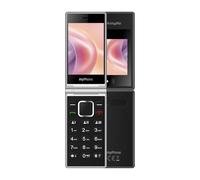 MP myPhone Tango 2 LTE mobile phone for seniors without a contract, 3.5" and 2.4" displays, clamshell mobile phone, 1700mAh battery, 4G, dual SIM, with emergency call button, charger, camera