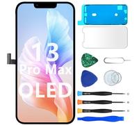 MP+ OLED for iPhone 13 Pro Max Screen Replacement, [OLED] [COF] [3D Touch] Retina Display Digitizer Screen Assembly with Repair Tools Kit and Waterproof Adhesive