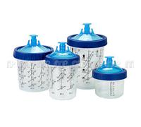 Mp Pcs 200Ml Paint Cup System With Strainers - Efficient Mixing And Storage, 50 Count