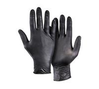 MP Premium 100 Count Black Nitrile Gloves - Flexible, Powder-Free, And Comfortable