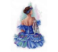 MP Studia Cross Stitch Embroidery Kits for Adults and Beginners People - Ballet Prima 26x18cm/10.24x7.09 14ct.