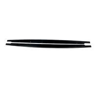 MP Style Side Skirt For BMW E90 E92 E93 M3 2005-2013 Carbon Print Extension Panel Splitters Diffuser Bodykits Exterior Styling Of the Car(Glossly black)