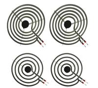 MP22YA Electric Range Burner Element Unit Set - 2 pcs MP15YA 6" & 2 pcs MP21YA 8" Stove Burners Replacement for Kenmore, Whirlpool, Maytag, Hardwick & Norge Electric Ranges/Stoves