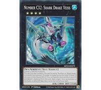 MP23-EN279 Number C32: Shark Drake Veiss : Super Rare Card : 1st Edition : Number 32 : Chaos XYZ Monster