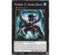 MP24-EN033 Number 32: Shark Drake : Quarter Century Secret Rare Card : 1st Edition