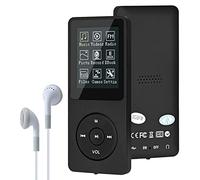 MP3/MP4 Digital Music Player,Lychee Upgrade 8GB Portable HiFi Lossless Sound Music Player with Music/Video/Voice Record/FM Radio/E-Book Reader, Supports up to 64GB (Black)