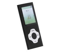 MP3 MP4 Player, 1.8 Inch Screen Digital Music Player with Bluetooth 5.0, Built in 16GB TF Card, Support Video, Voice Record and More (Black)