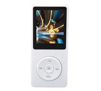 MP3 MP4 Player with 8GB Memory, Music Player with 1.8in Screen 450mAh Battery, Support MP3, WMA, OGG, WAV, APE, FLAC, AAC LC, ACELP (White)