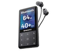 MP3 Music Player with Bluetooth | MP3 Player with 64 GB Built-In Storage, Expandable to 128 GB | Quick Charge Battery Up to 50 Hours Playback | OAKCASTLE MP300