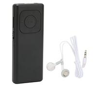 MP3 Player, 64G Memory Card Lightweight Lossless Music Lossless Decoding Portable Small Music Player, Stable Signal Wonderful Sound Quality for Students Travel Work(Black)