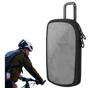 MP3 Player Carry Case - Touch Screen MP3 MP4 Carrying Bag, Portable Music Player Pouch | MP3 MP4 Bag with Carabiner, Travel Case for MP3, MP4, Earphones, USB Cable, U Disk (Black)