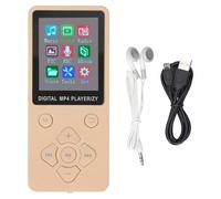 MP3 Player / MP4 Player, Portable Music Player with 32GB Memory SD Card, 1.8 Inch Color Screen, HiFi Sound MP3 Player, Supports Pictures Video Electronic Books Voice Recording