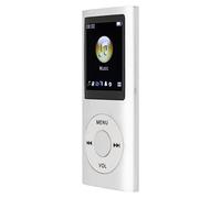 MP3 Player, Music Player MP3 Player MP3 Player Stylish Multifunctional Lossless Sound Slim 1.8 Inch LCD Screen Portable MP3 Music Player (Silver)