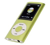 MP3 Player, Portable Music Player with 1.8 Inch LCD Screen, HiFi Lossless Sound, Slim Design, Long Battery Life, Multifunctional for School Travel (Green)