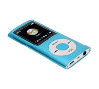 MP3 Player Stylish Multifunctional Lossless Sound Slim 1.8 Inch LCD Screen Portable MP3 Music Player (Blue)
