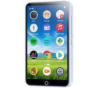 MP3 Player with Bluetooth and WiFi, 4.02" Touchscreen Android Mp4 Mp3 Player with Spotify, Audible, Amazon Music, Deezer, Portable Media Player with Built-in Speaker, FM Radio, E-Book