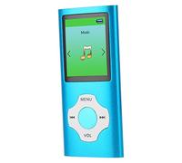 MP3 Player with FM Radio and Voice Recorder,1.8 Inch LCD Screen Music Player with Video Play for Students (Sky Blue)