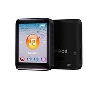 MP3 Screen HIFI Stereo Book Reading Sound Recording Noise Reduction Fast Charging MP4 Office Music Player, Black, Machine Only