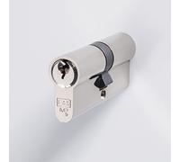 Mp5 70mm Euro Double Cylinder (Economy) - Polished Nickel