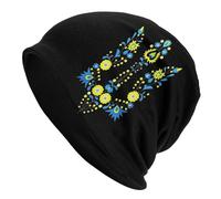MPBGAOGP Beanies caps for Men Colorful Ukraina Ukraine Ukrainian Bonnet Hat Hip Hop Outdoor Skullies Beanies Hats Unisex Warm Dual-use Cap