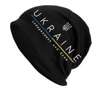 MPBGAOGP Beanies caps for Men Ukraine Ukrainian Trident Tryzub Caps Cool Men Women Outdoor Skullies Beanies Hat Spring Warm Dual-use Bonnet