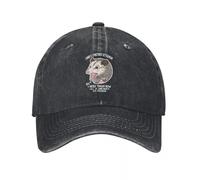 MPBGAOGP Boys Baseball Cap，New Limited I Need Trash Now Possum Demin Cap Lightweight Mens Hats Women's Baseball Cap