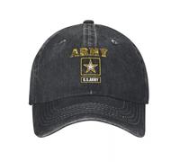 MPBGAOGP Boys Baseball Cap,U.S. Army Army Print & Star Logo Demin Trucker Hat Lightweight Men's Cap Men's Baseball Cap