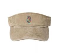 MPBGAOGP Summer hat for Shade and Breathability Xenoblade Chronicles Washed Denim Empty Top Hat Breathable Caps Sun Visor Cap Gift