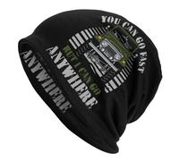MPBGAOGP Winter Warm Hat Unisex Custom Funny Off Roading Quotes Beanie Cap Unisex Winter Warm Bonnet Femme Knitted Hats Street Outdoor Skullies Beanies Caps Gift
