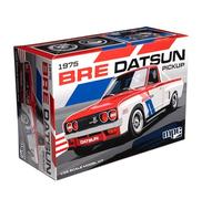 MPC 1975 Datsun Pickup BRE Model Kit - 1:25 Scale Plastic Truck Model, Wide-Body Racer or Stock Build, 129 Parts, Skill Level 2 (Paint & Glue Required)
